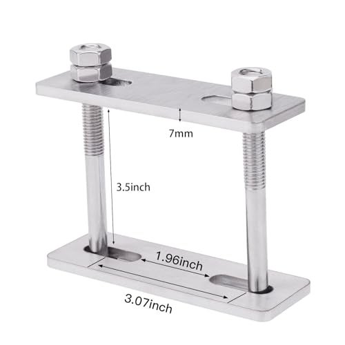 DIANGUOLUZHE Home Gym Pulley System,LAT Pulley System,Weight Pulley System for Cable Machine,LAT Pulldown Attachments for DIY Home Gym Garage,304 Stainless Steel Cable Pulley System, Silver - Image 3