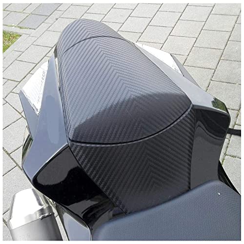 FATExpress Motorcycle Carbon Pattern Rear Passenger Pillion Solo Fairing Tail Cover Rear Seat Cowl for Su.zuki GSXR600 GSXR750 GSXR GSX-R 600 750 2011-2015 2016 2017 2018 2019 2020 2021 2022 2023 (Matte Black) - Image 2