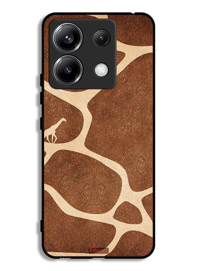 Tolwak Xiaomi Redmi Note 13 Pro 5G Protective Case Cover Giraffe Skin  - Image 1