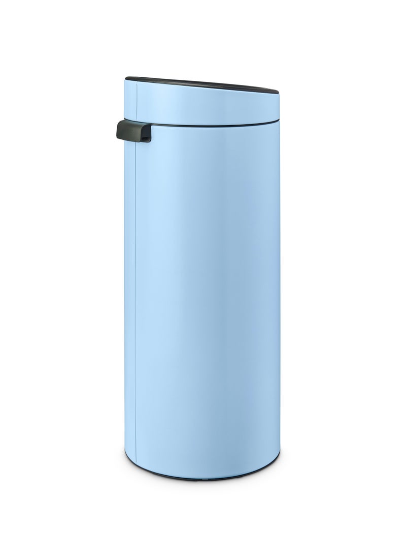 brabantia BRABANTIA Steel Touch Bin New  30L with Plastic Inner Bucket - Dreamy Blue  - Image 2
