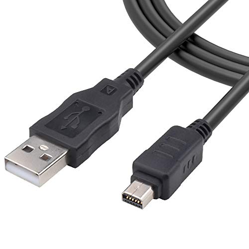 Sqrmekoko USB Charging & Data Transfer Cable for Olympus Stylus Tough TG-860, TG-870, TG-830, TG-630 Cameras – 4.9FT USB Interface Cord - Image 1
