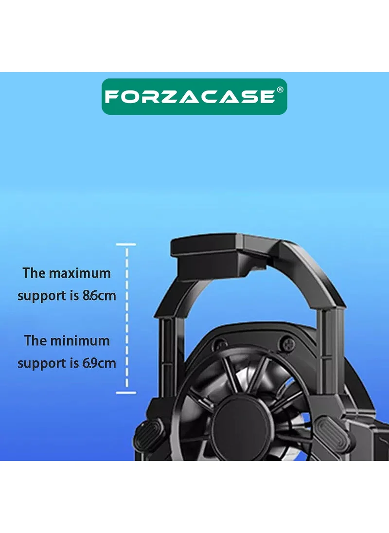 فورزاكاس 6500 Rpm Dual Fan Wired Mobile Phone Anti-Heat Cooler Fan Cooler - FC603