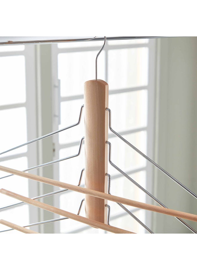 Home Box علاقة بنطلونات خشبية من 4 طبقات لتوفير المساحة من Forest مقاس 16 × 29.5 × 1.2 سم  - Image 3