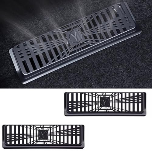 Arcoche Model Y Juniper Rear seat lower air outlet protective cover Air Flow Vent Grille Protection Rear Under Seat Air Condition Outlet Protector for 20252026 Tesla Model Y Juniper Accessories - Image 1