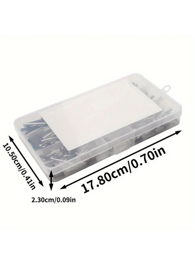 180 Pcs Aluminum Black Blind Rivets 6 Sizes Pop Rivets Assortment Kit 1 8 3 16 5 32 Inch - Image 3