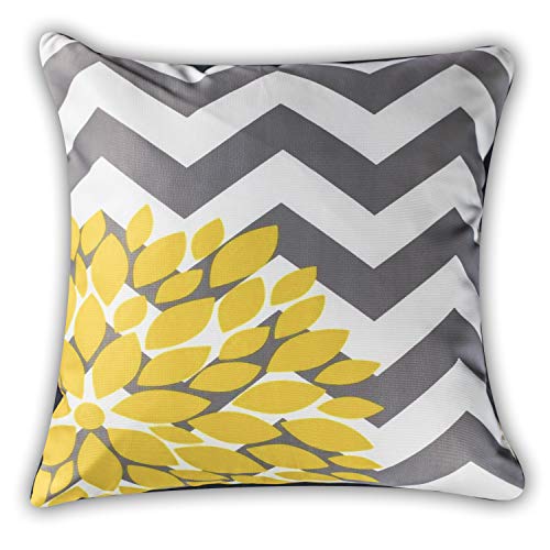 Vendola Multicolor Microfiber Satin 250TC Cushion Pillow Covers, Multicolor, Set of 5 (24X24 Inches, Iris Yellow) - Image 4