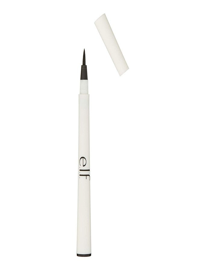 elf e.l.f. Eyeliner Pen with FeltTip Applicator, Black, 0.05 Fl Oz - Image 1