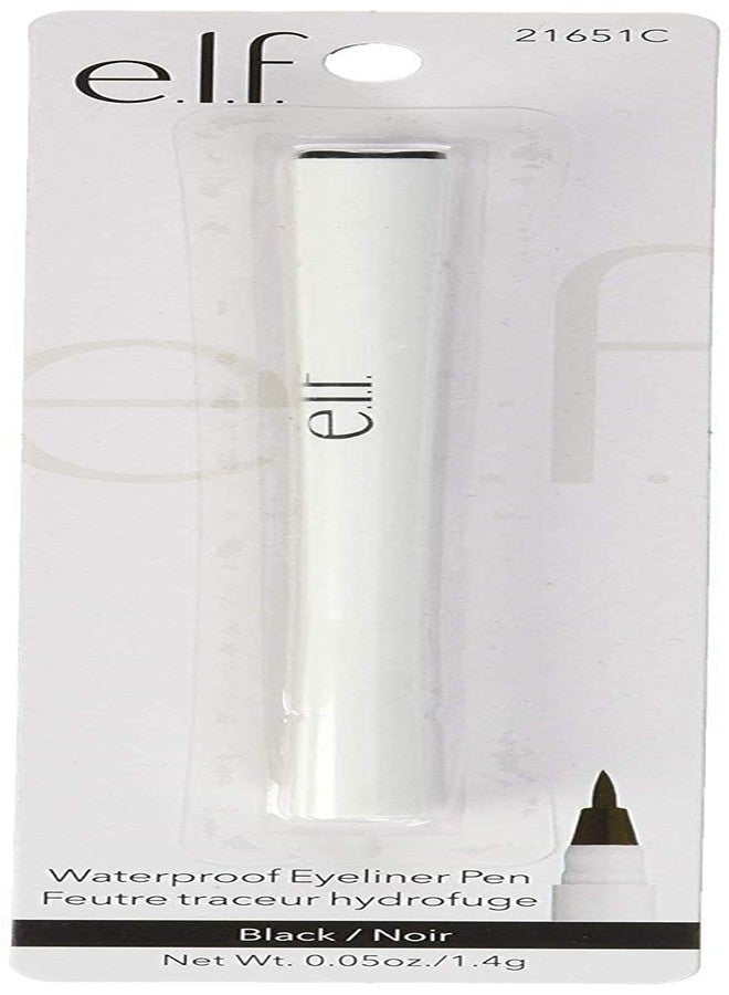 elf e.l.f. Eyeliner Pen with FeltTip Applicator, Black, 0.05 Fl Oz - Image 2