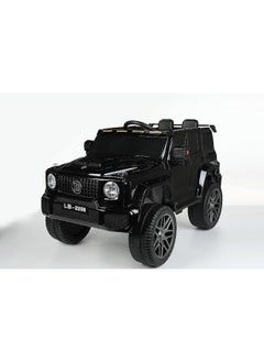 RBW kids Ride on Car, one button start, four wheeler, powerful battery and USB socket, Model 15802, Black