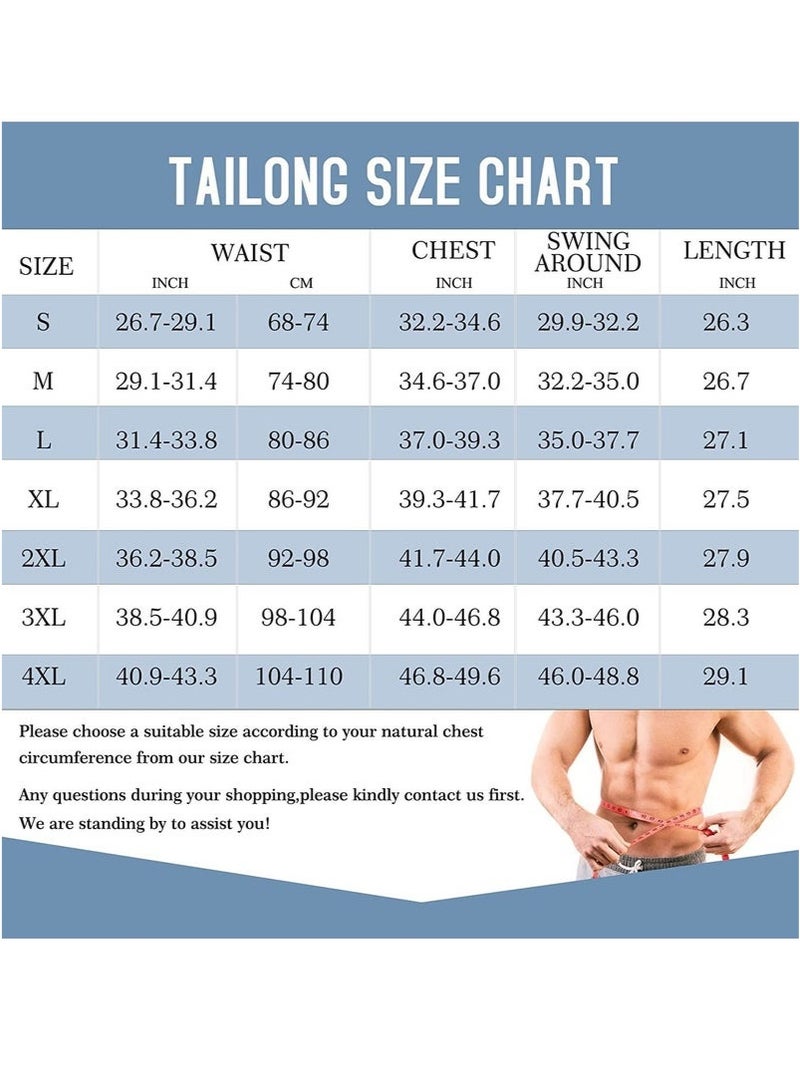 كِينْسُون قميص ضغط للرجال قميص تنحيف الجسم المشكل تانك توب للتثدي بدون أكمام ملابس داخلية سترة الرجال XL - Image 5