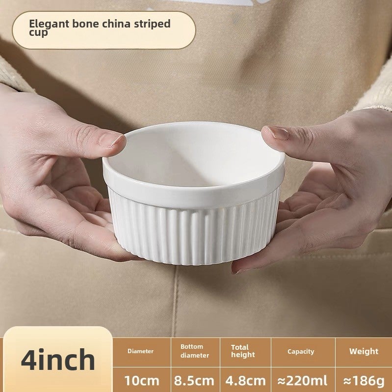 أوعية بودينغ سيراميكية إبداعية للخبز 4.5 بوصة - Image 2