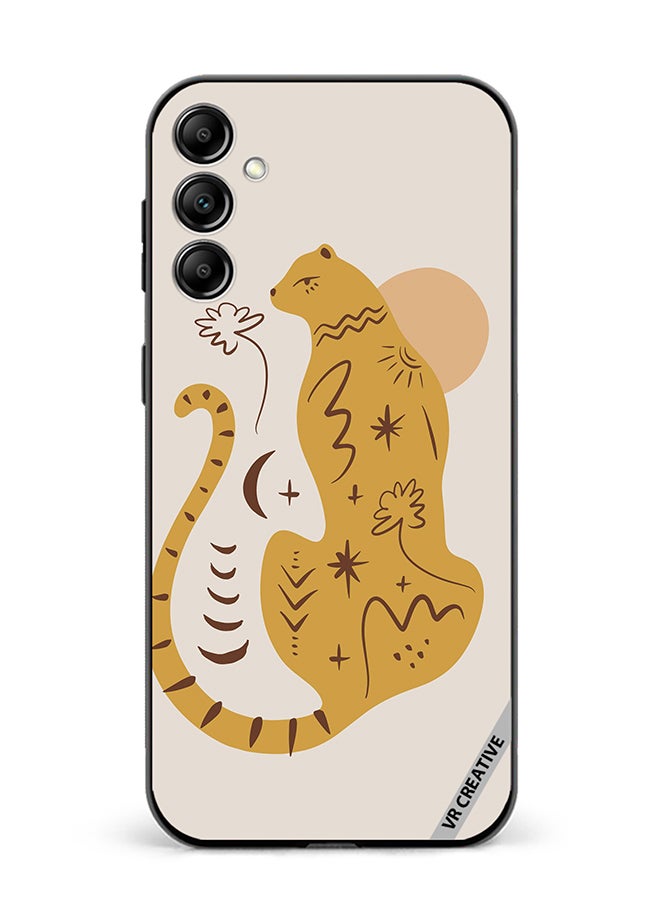 VR CREATIVE Protective Case Cover For Samsung Galaxy A55 Boho Cute Leopard Animal Design Multicolour - Image 1