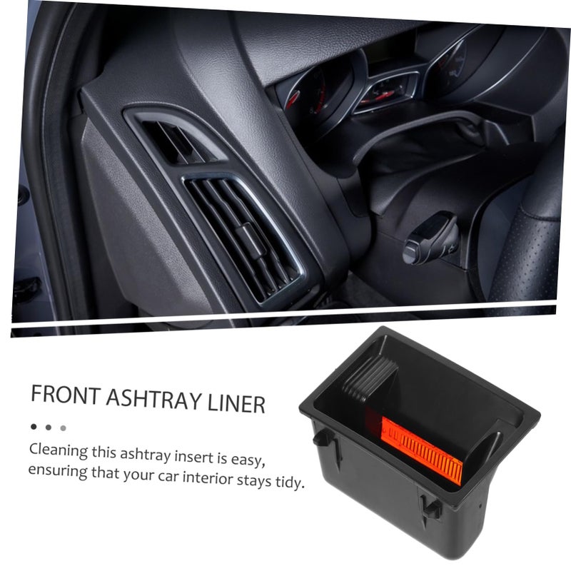 Universal Car Ashtray Insert Liner Easy Install Smokeless Center Console Compatible - Image 3