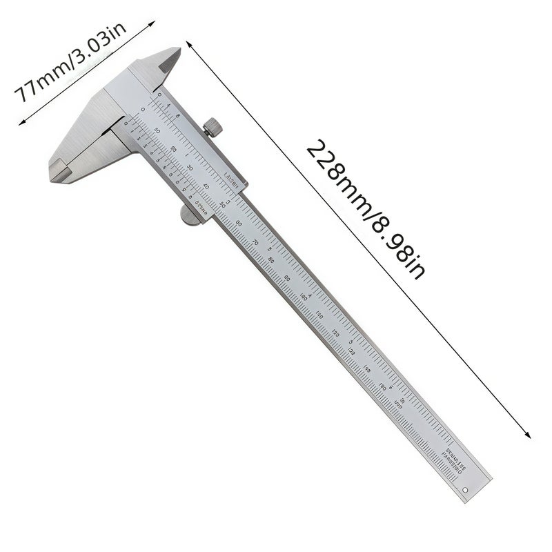 High Precision Stainless Steel Vernier Caliper 0-150mm Manual Measuring Tool - Image 5