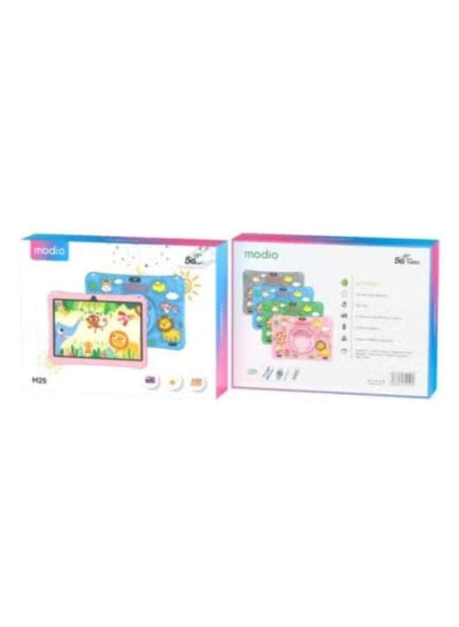 modio M25 Android Tablet 10.1 Inch Display with 8GB RAM, 512GB Storage, Dual SIM 5G & WiFi – Slim Smart Tab for Study, Work & Entertainment – Middle East Version with Special Gift Included – Blue - Image 1