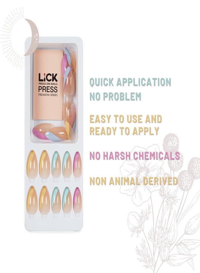 ليك مجموعة أظافر صناعية قابلة لإعادة الاستخدام من ليك، 28 قطعة، طقم تمديد أظافر للنساء والفتيات، طقم تمديد أظافر، أظافر صناعية، طقم فن تزيين الأظافر الأكريليك، أظافر صناعية (لا حاجة للغراء) - Image 5