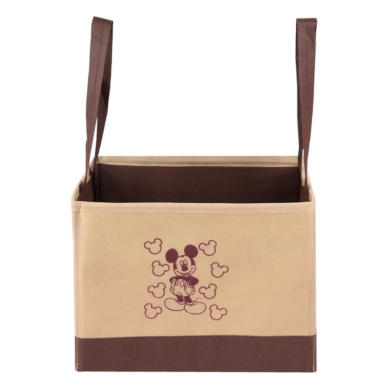Kuber Industries Kuber Industries Disney Mickey Drawer Storage Box | Storage Box for Clothes | Wardrobe Organizer for Books | Closet Box with Handle | Cloth Drawer Organizer | Small | Pack of 2 | Multi  - Image 2