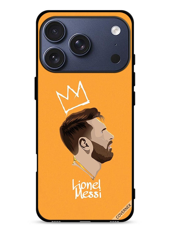Covernex Apple iPhone 17 Pro Protective Case Cover Leo Messi The King - Image 1
