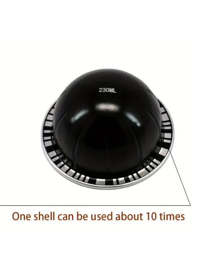 10pcs Reusable Aluminum Capsule Shells With Silicone Lids 7 78oz Food Storage Containers - Image 5