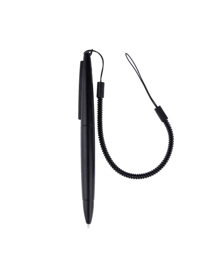 Large GPS Navigation Stylus Pen Game Machine Industrial Resistance Screen Stylus Pen Stylus Pen With Spring Rope Stylus-Color:Black  - Image 5