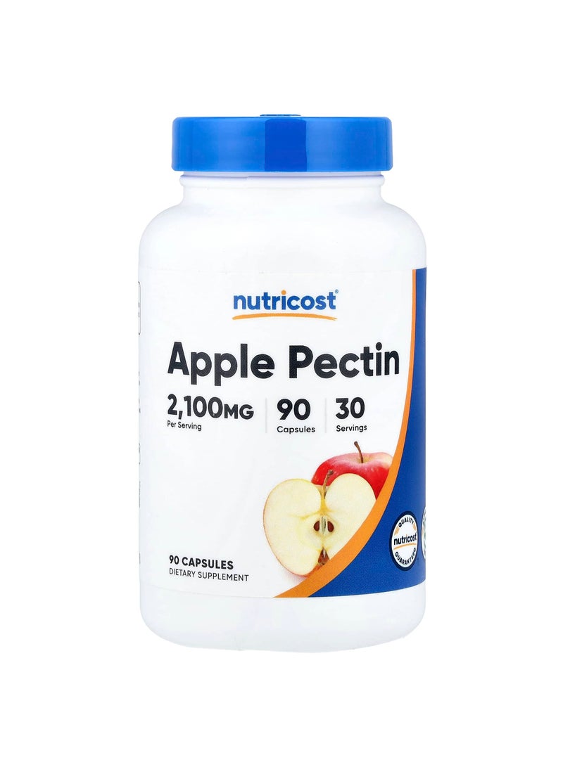 Apple Pectin , 90 Capsules (700 mg per Capsule)