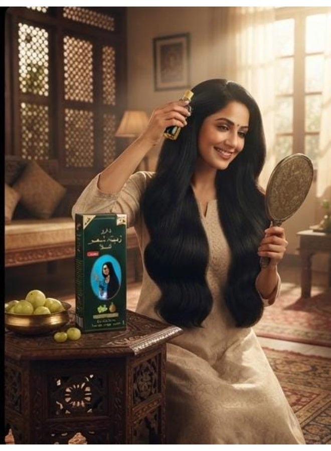 Dabur Amla Hair Oil With Pure Amla Natural Extracts -180 ml (May vary package) - Image 4