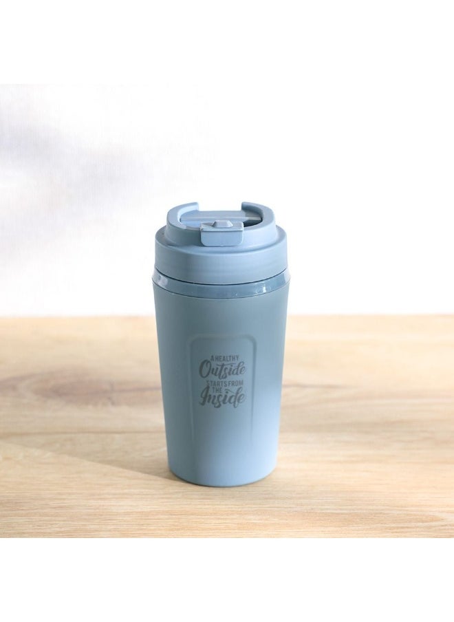 DANUBE HOME Danube Home Jaypee Snapsip Insulated Mug -Blue 410Ml Durable And Leak-Proof Keeps Drinks Hot Or Cold For Hours Convenient One-Handed Operation Perfect For Travel Or Office Use  - Image 1