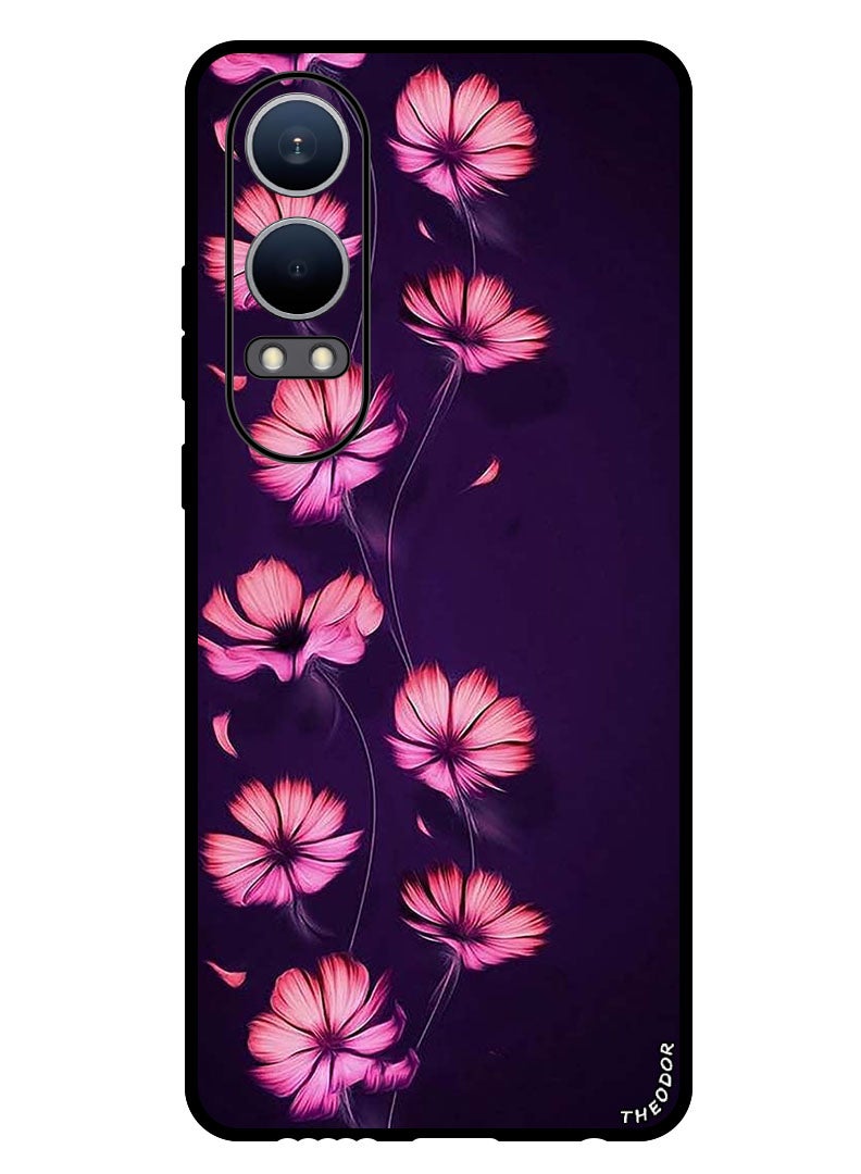 Theodor Protective Case Anti Scratch Shock Proof Bumper Cover For OnePlus Nord CE4 Lite Smotth Flower - Image 1
