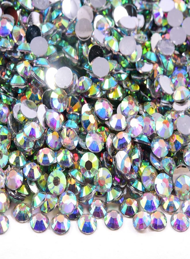 Blinginbox 15000pcs Flatback Rhinestones,Resin Non Hotfix Rhinestones Large Quantity Wholesale for Crafts DIY Creative Design,Clothes,Makeup,Nail Art (5mm=0.2", Crystal AB) - Image 2
