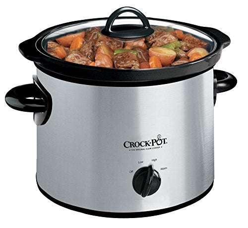 Crock-Pot Crockpot Manual 3Quart Slow Cooker Silver 