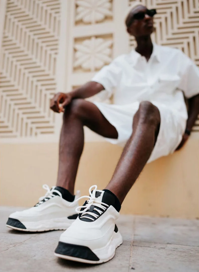 Tanjim Squad White EVO SNEAKERS - BIEGE for Men | Best Price UAE