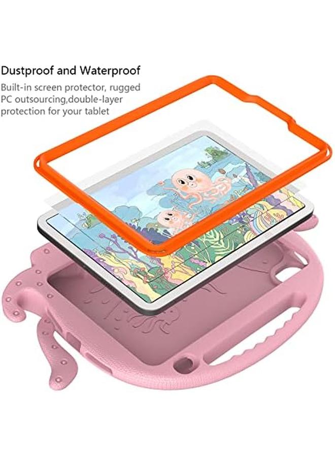 erorex Kids Case For iPad Mini 7 (A17 Pro) 2024 iPad Mini 6 2021 8.3 Inch Eva Lightweight Flexible Shockproof Handlecover With Screen Protector And Shoulder Strap For Boys Girls Pink  - Image 2