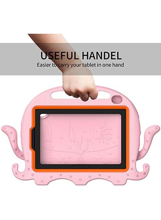 erorex Kids Case For iPad Mini 7 (A17 Pro) 2024 iPad Mini 6 2021 8.3 Inch Eva Lightweight Flexible Shockproof Handlecover With Screen Protector And Shoulder Strap For Boys Girls Pink  - Image 3