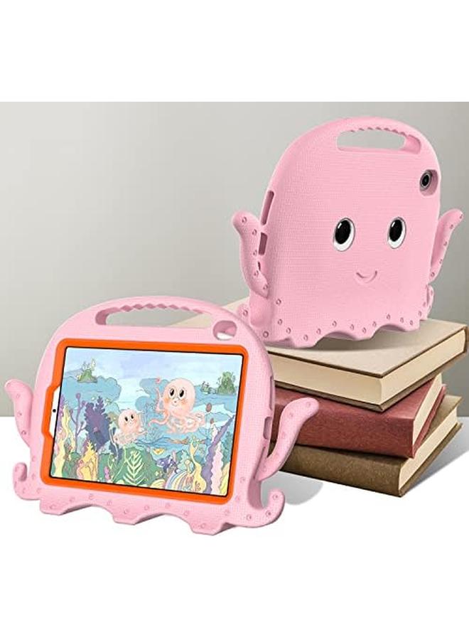 erorex Kids Case For iPad Mini 7 (A17 Pro) 2024 iPad Mini 6 2021 8.3 Inch Eva Lightweight Flexible Shockproof Handlecover With Screen Protector And Shoulder Strap For Boys Girls Pink  - Image 4