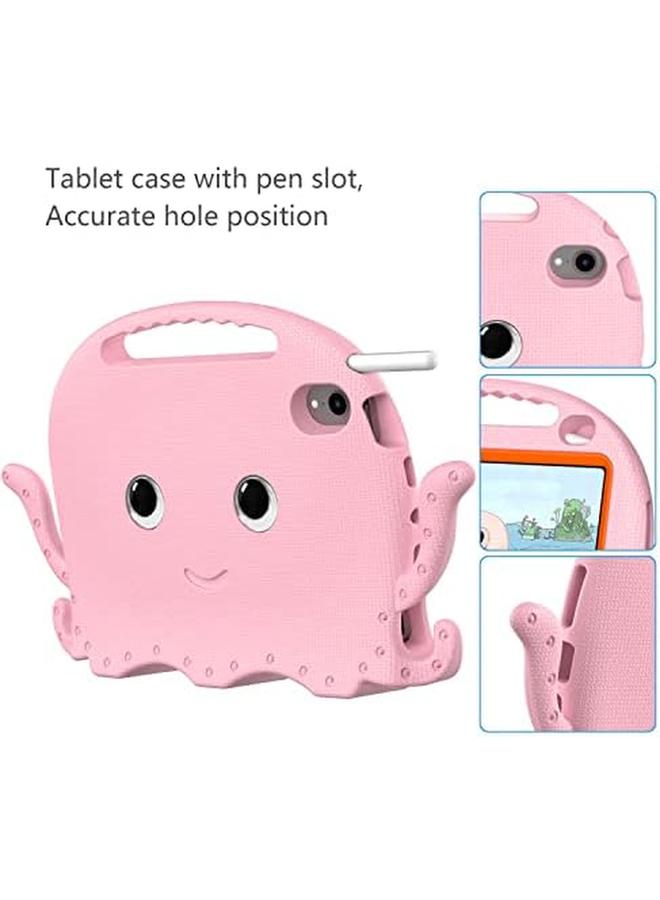 erorex Kids Case For iPad Mini 7 (A17 Pro) 2024 iPad Mini 6 2021 8.3 Inch Eva Lightweight Flexible Shockproof Handlecover With Screen Protector And Shoulder Strap For Boys Girls Pink  - Image 5