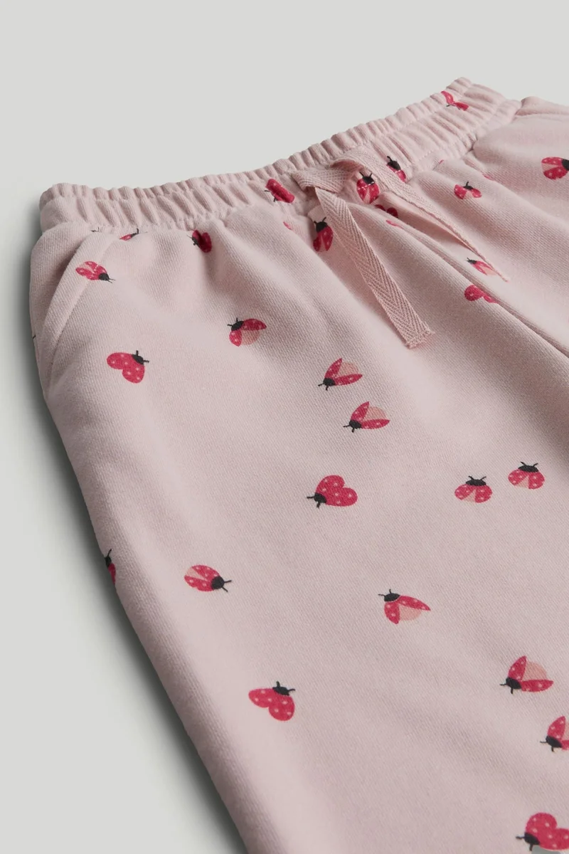mothercare Pink Wide-Leg Joggers