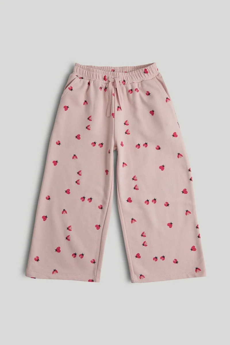 mothercare Pink Wide-Leg Joggers