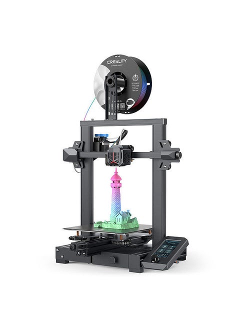 Ender-3 V2 Neo Desktop 3D Printer FDM 3D Printing Machine with 220*220*250mm Build Volume CR Touch Auto Leveling Full Metal Extruder Flexible Magnetic Platform
