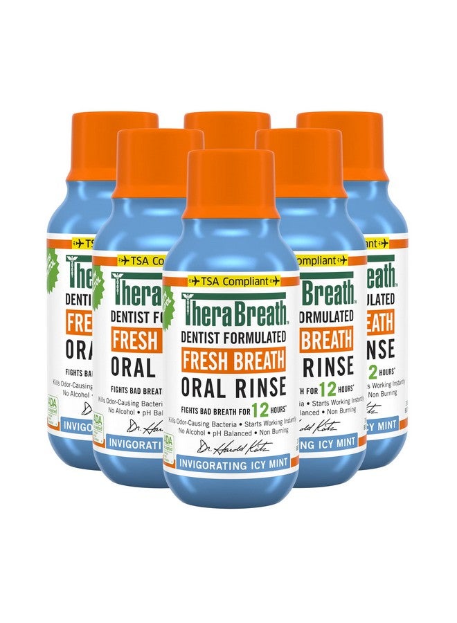 ثيرابريذ غسول الفم المنعش من طبيب الأسنان بالنعناع الجليدي 3 أونصة (عبوة من 6 قطع) - Image 1