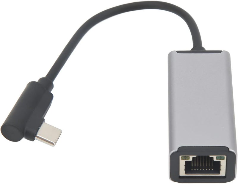 محول USB C إلى RJ45 لشبكة الإيثرنت، محول شبكة إيثرنت من نوع C، سرعة نقل بيانات من 10/100 ميجابت في الثانية، محول سلكي قابل للتشغيل التلقائي مع هيكل من سبيكة الألومنيوم، مناسب لأجهزة اللابتوب والهواتف - Image 5