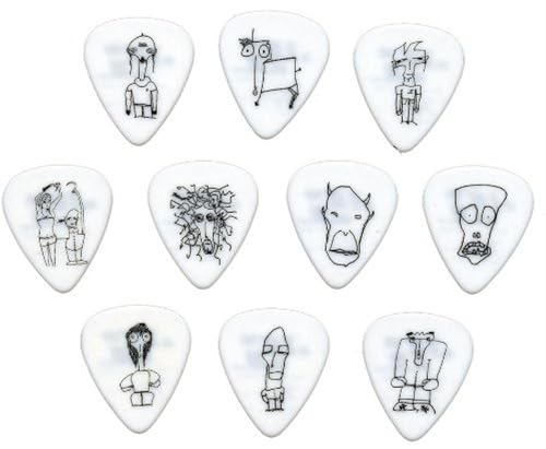 Planet Waves D'Addario Accessories Joe Satriani Guitar Picks, White, 10 pack, Heavy - Image 4