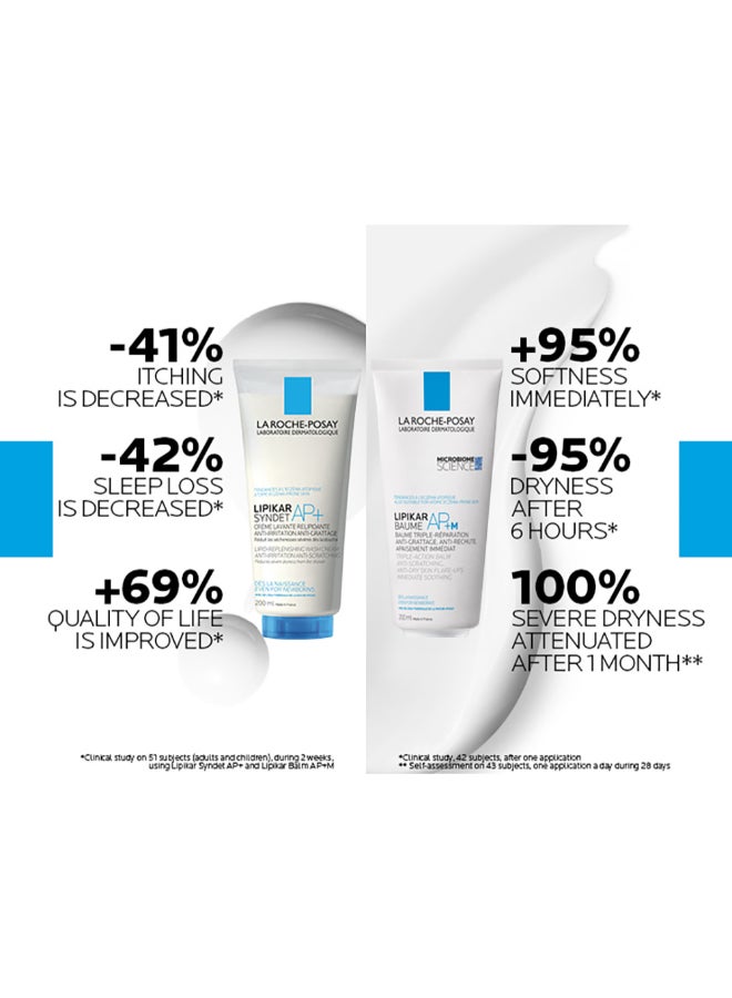 LA ROCHE-POSAY Lipikar Baume AP+M Triple Action Balm For Dry And Eczema-Prone Skin, 200 ML - Image 2