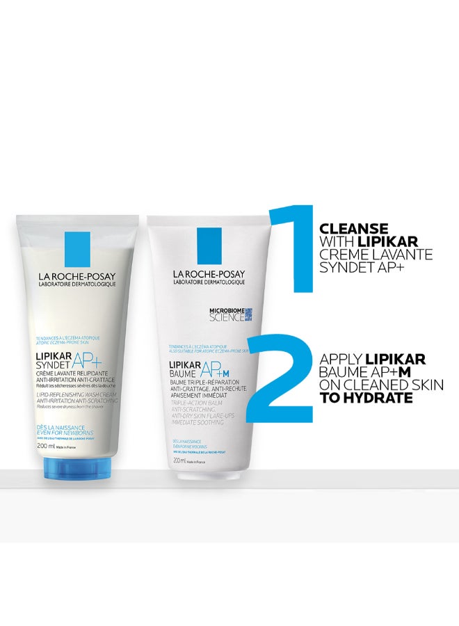 LA ROCHE-POSAY Lipikar Baume AP+M Triple Action Balm For Dry And Eczema-Prone Skin, 200 ML - Image 3