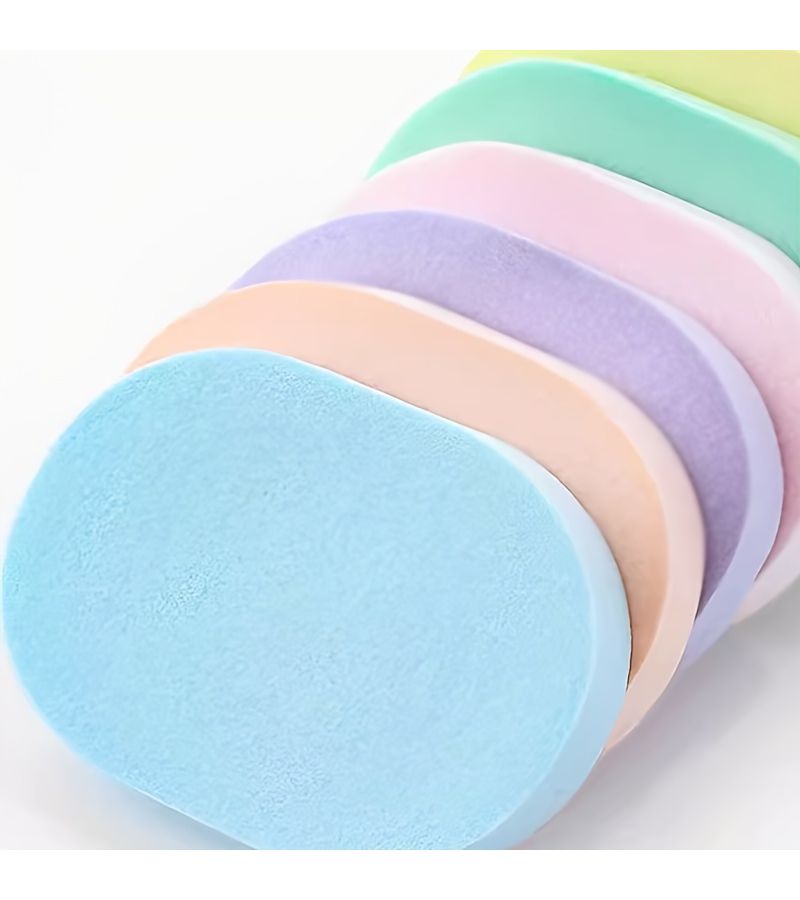 5pcs Individually Wrapped Soft Cleansing Sponges Thick Exfoliating Pads For Deep Cleansing Makeup Removal - Image 3