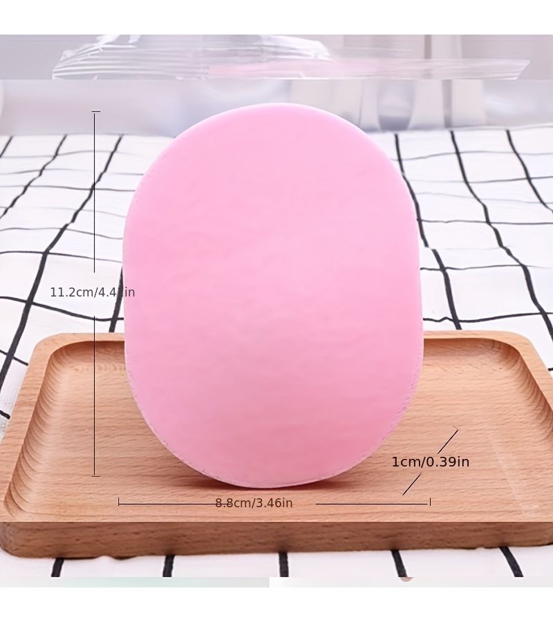 5pcs Individually Wrapped Soft Cleansing Sponges Thick Exfoliating Pads For Deep Cleansing Makeup Removal - Image 4