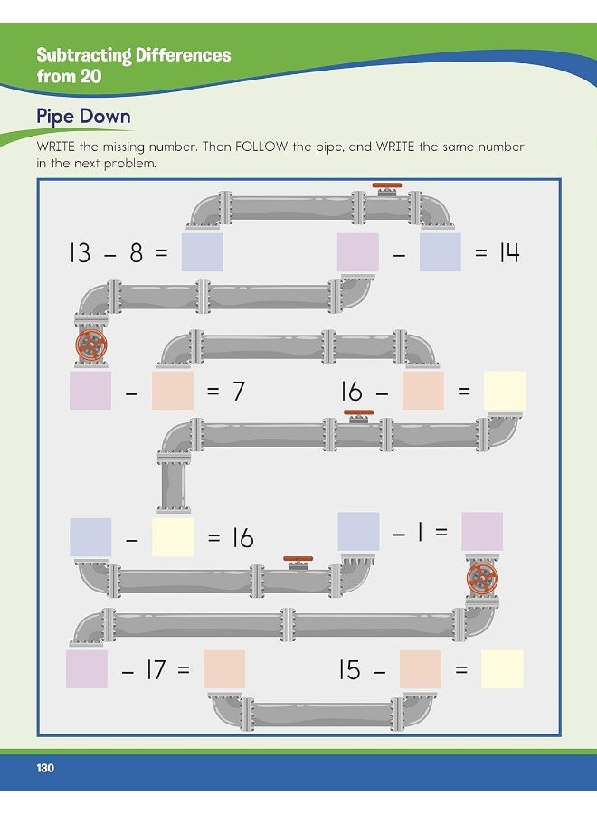 1st Grade Jumbo Math Success Workbook: 3 Books In 1--Basic Math, Math Games and Puzzles, Shapes and Geometry; Activities, Exercises, and Tips to Help Catch Up, Keep Up, and Get Ahead  - Image 4