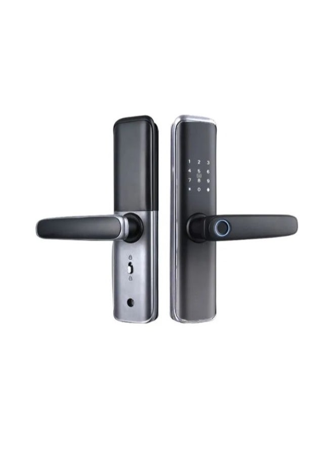 TUYA Smart Lock Suitable For Rooms And Office Doors, Works By Fingerprint Or Password Or Phone App Or Magnetic Card Or Security Key  - Image 1