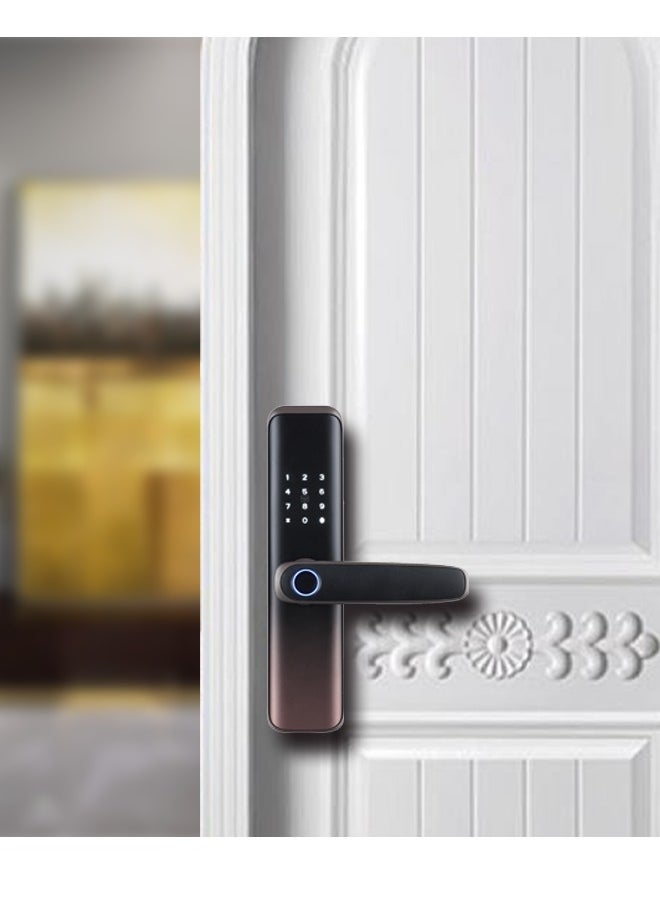 TUYA Smart Lock Suitable For Rooms And Office Doors, Works By Fingerprint Or Password Or Phone App Or Magnetic Card Or Security Key  - Image 3