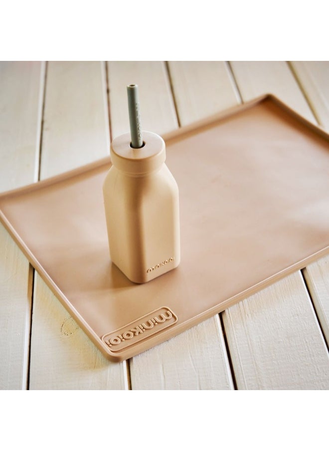 Minikoioi Bottle And Straw  Bubble Beige/Powder Grey  - Image 3
