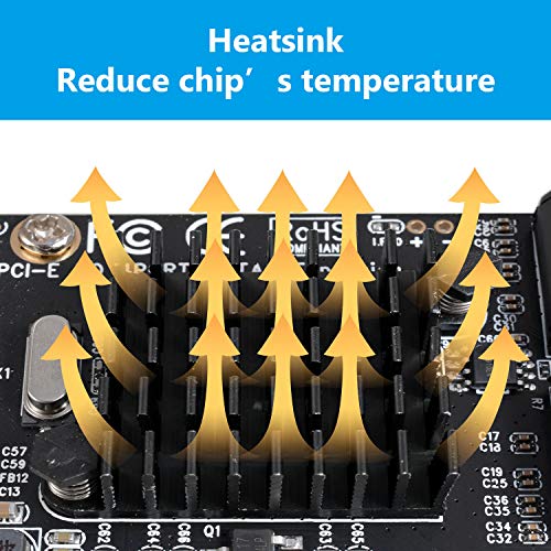JESOT SATA 4 Port Card with 4 Cables - SATA 3.0 6 Gbps PCIe Controller - Low Profile Bracket Support - 4 Devices - Image 5